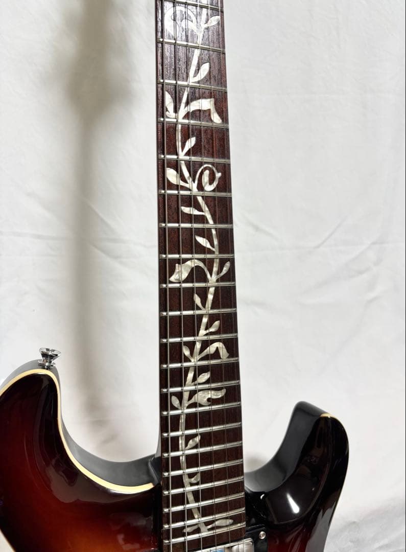 【新品弦張替済】GFC セミアコ PRSタイプ Tree of Life