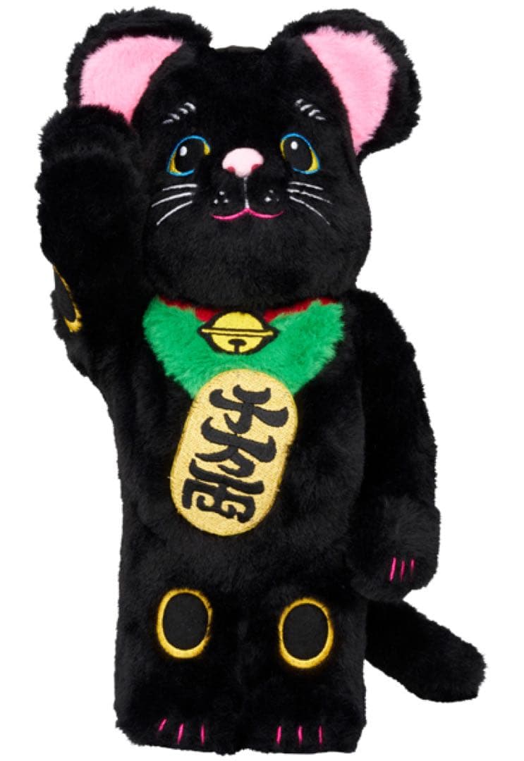 BE@RBRICK ベアブリック　招き猫 着ぐるみ 黒 400％