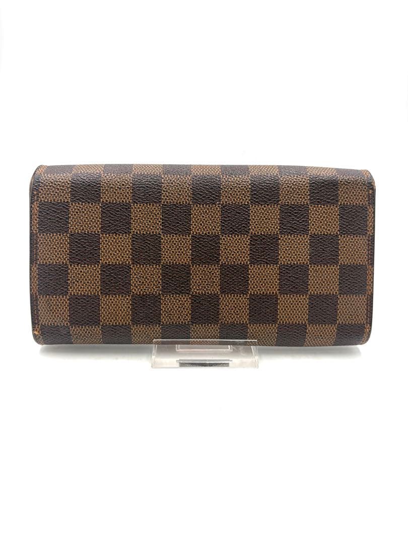 ルイヴィトン　ポシェットポルトモネクレディ　ダミエ　N61724 長財布