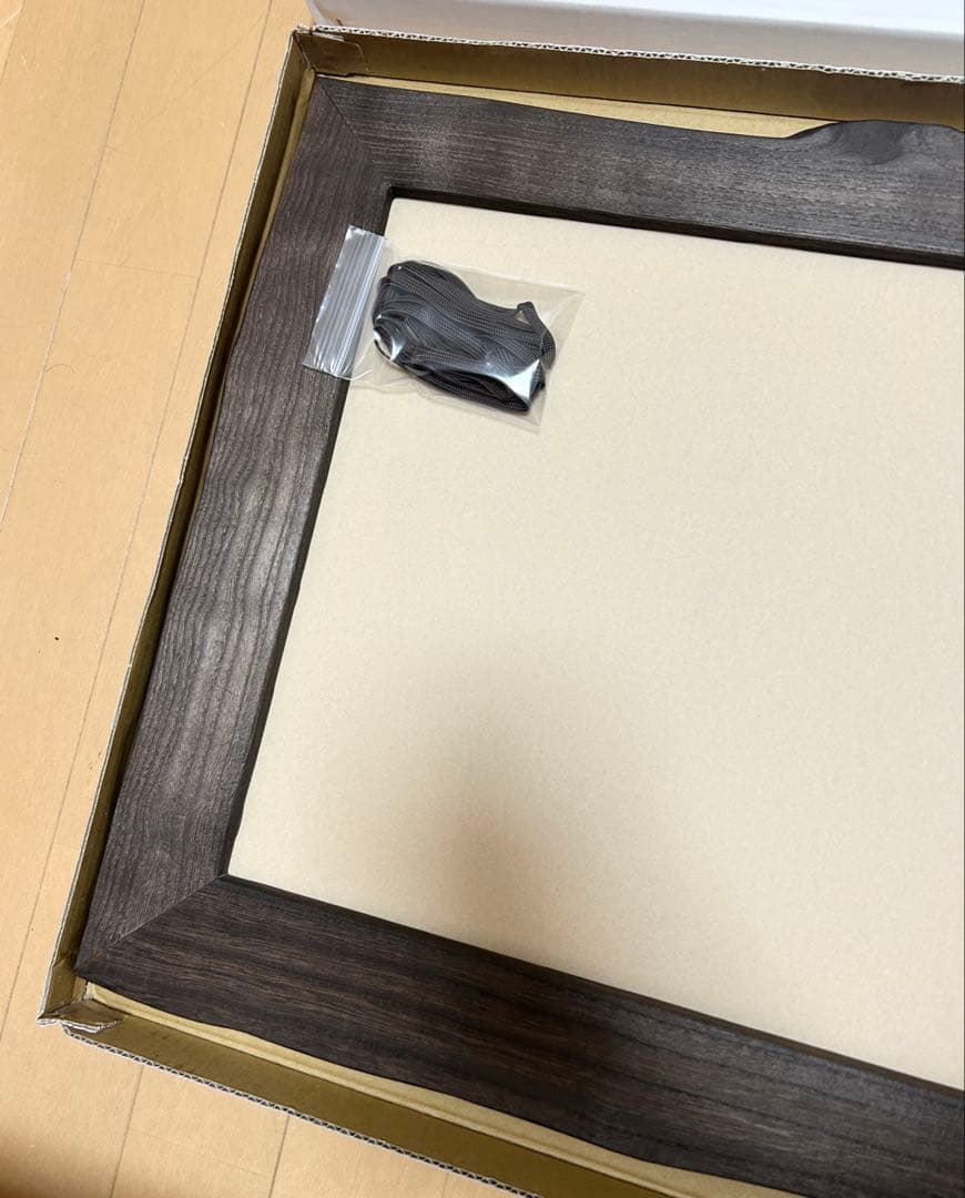 越後桐 手ぬぐい額 天然木 新潟県産 桐 額 アート インテリア