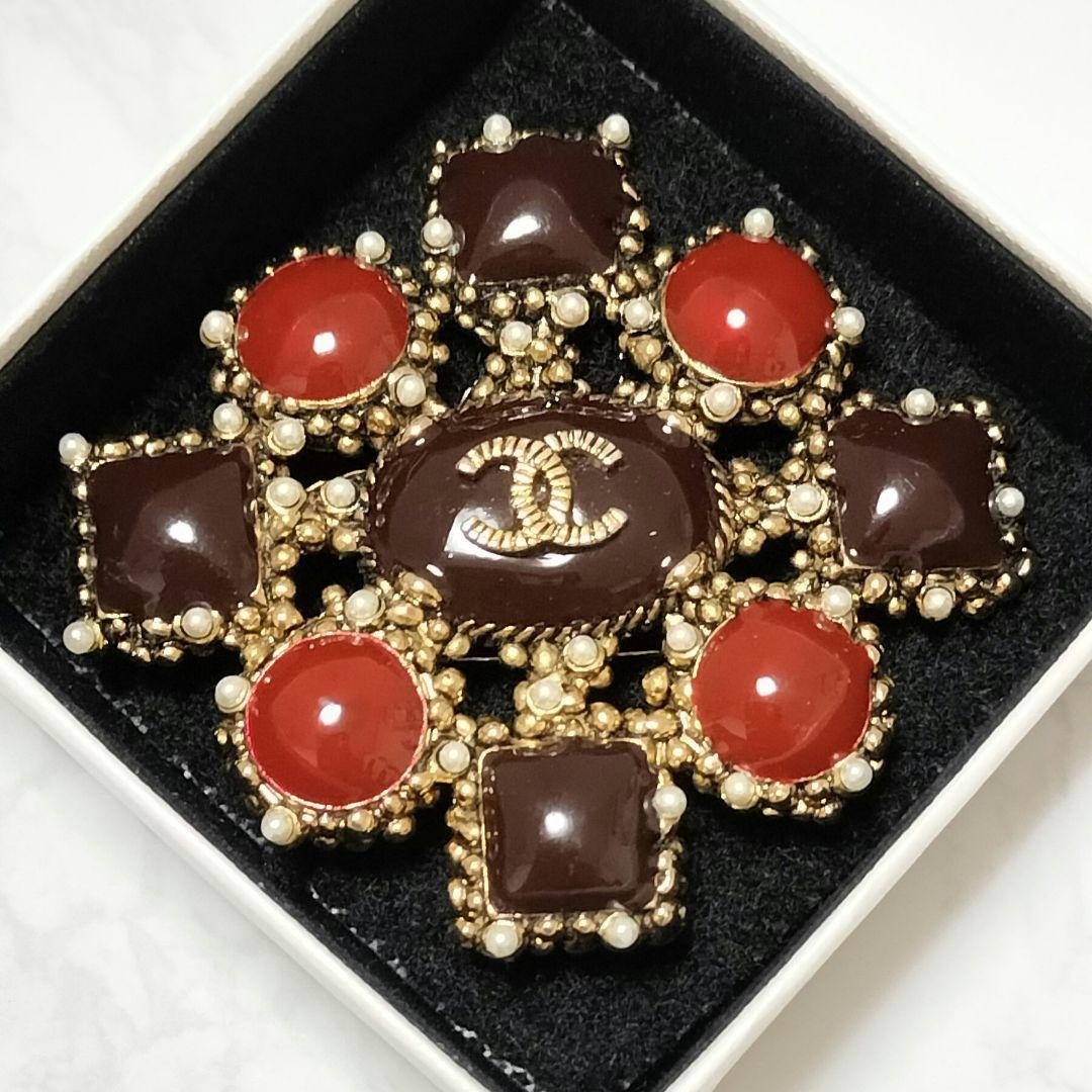 シャネル CHANEL◆ヴィンテージ ブローチ グリポア フェイクパール