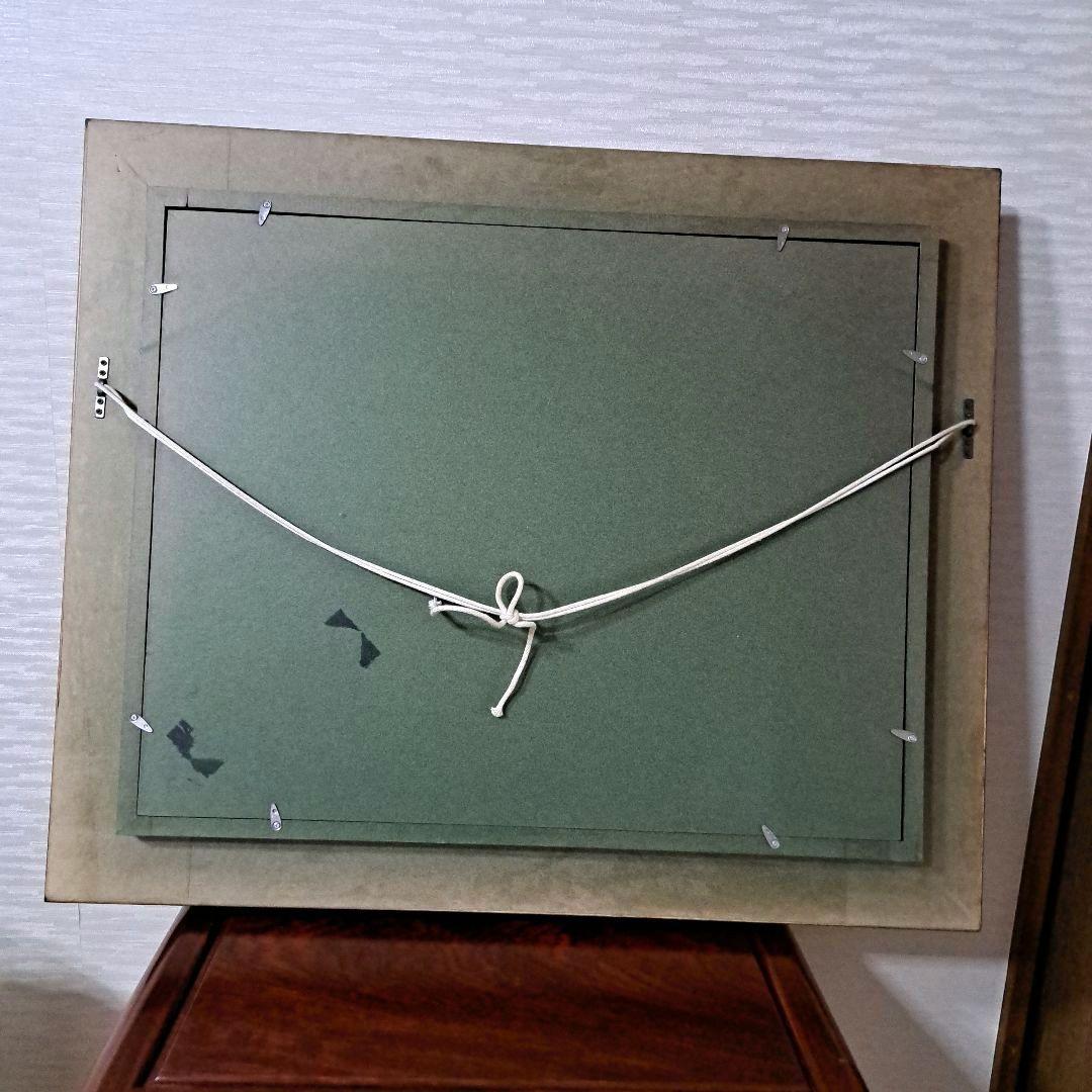 絵画　沢健　信濃の里　油彩画　匿名発送