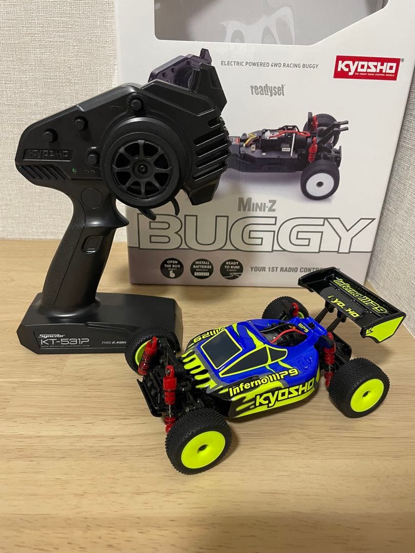 京商 ミニッツ バギー インファーノ MP9 レディセット➕アルミパーツ多数