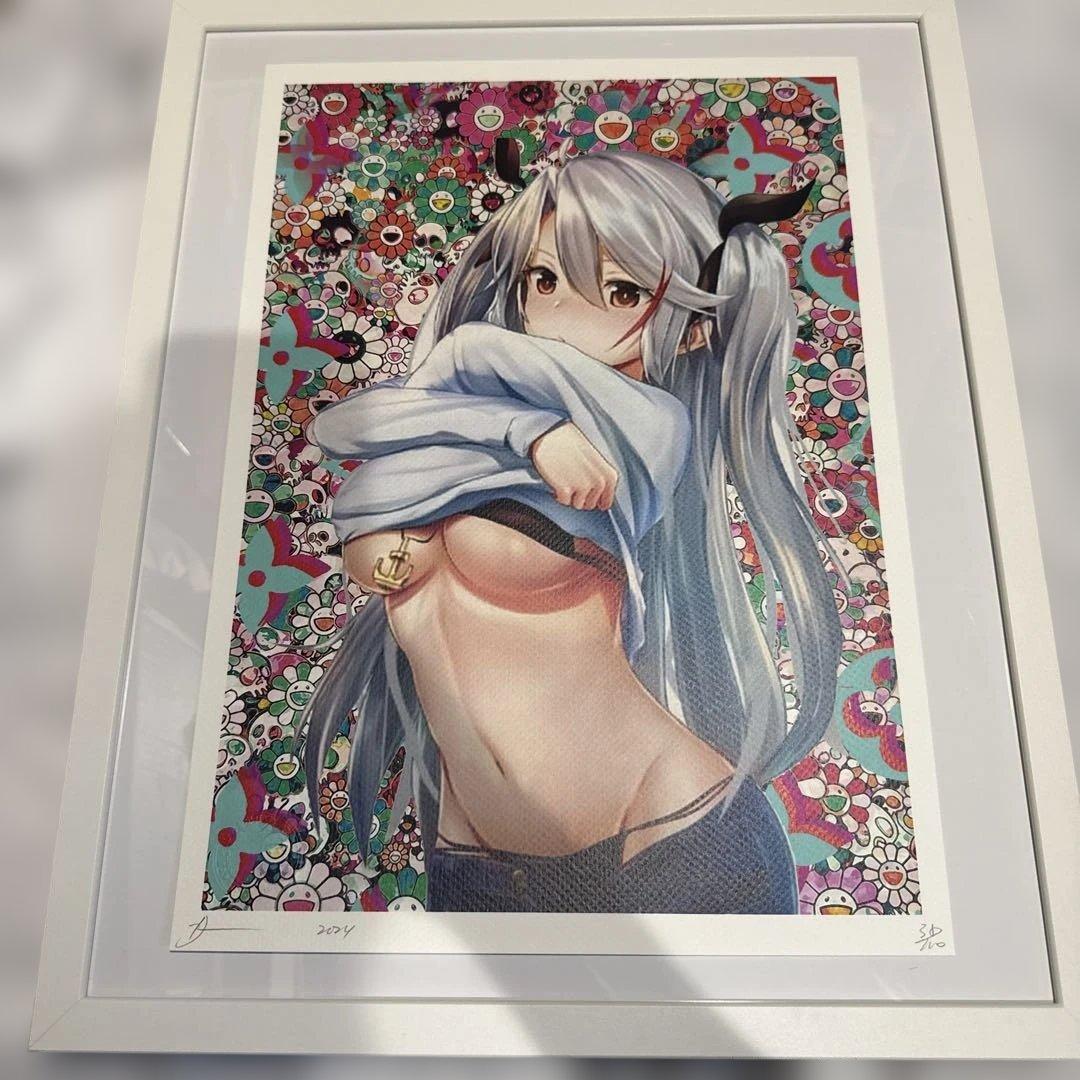 世界限定100枚　DEATH NYC 女の子　現代アートポスター　村上隆