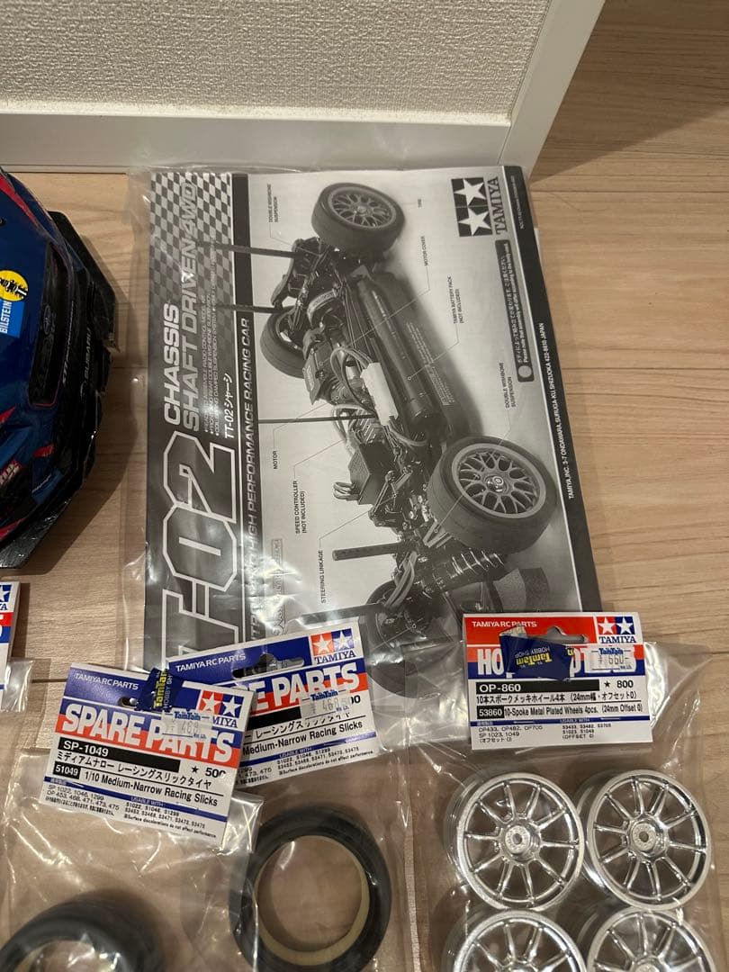 ラジコン　タミヤ　XB SUBARU WRX STI NBR 完成品