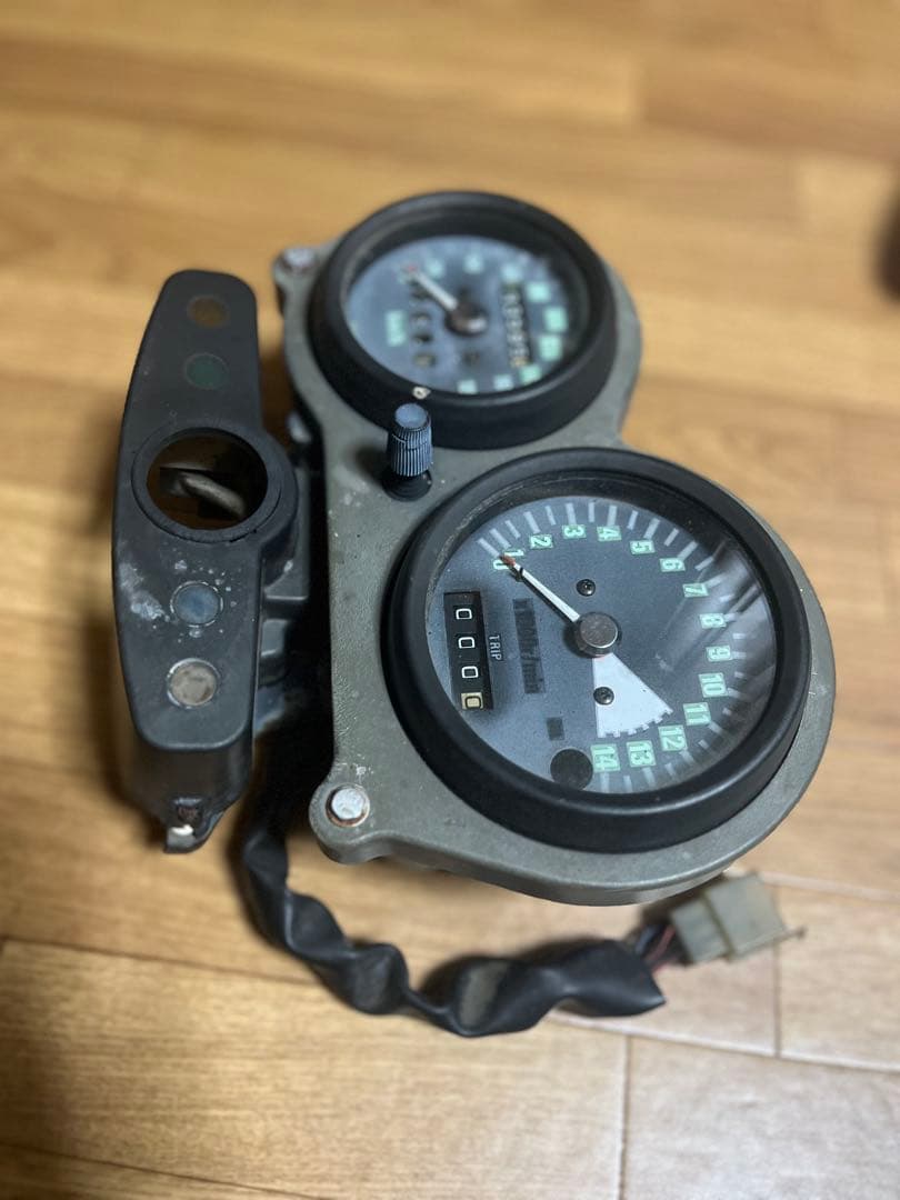 ゼファー 親子メーター 初期 当時物 タコメーター カワサキ zephyr400