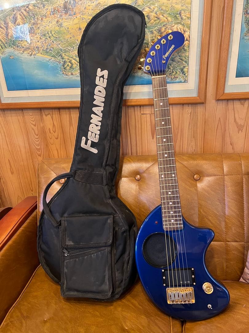 FERNANDES ZO-3C エレキギター　フェルナンデス　ブルー　ケース付き