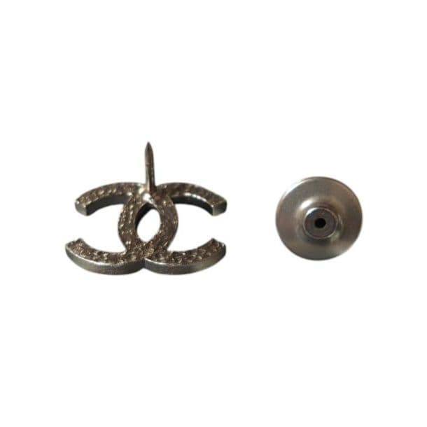 【美品】シャネル ココマーク ラインストーン ヴィンテージ ピンブローチ