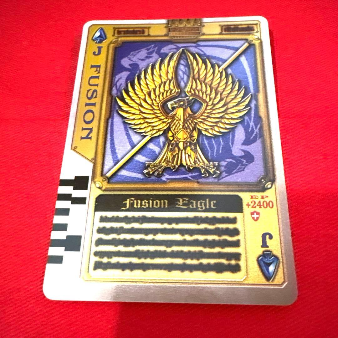 ラウズカード フュージョンイーグル 仮面ライダー剣 トレカ レア スペードJ 金