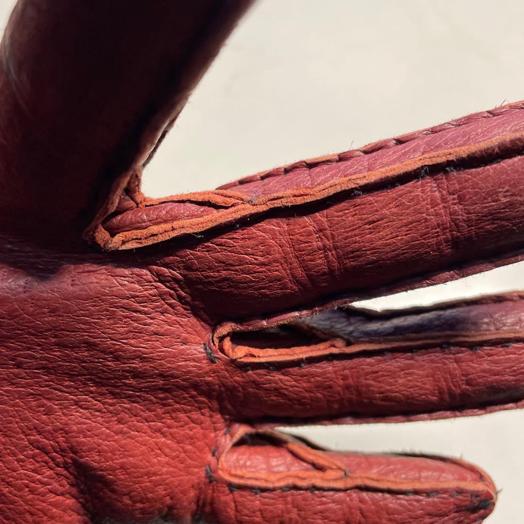 デンツ ペッカリー 7-1/2 ライニング無し　KIRSCHカラー（赤茶色）