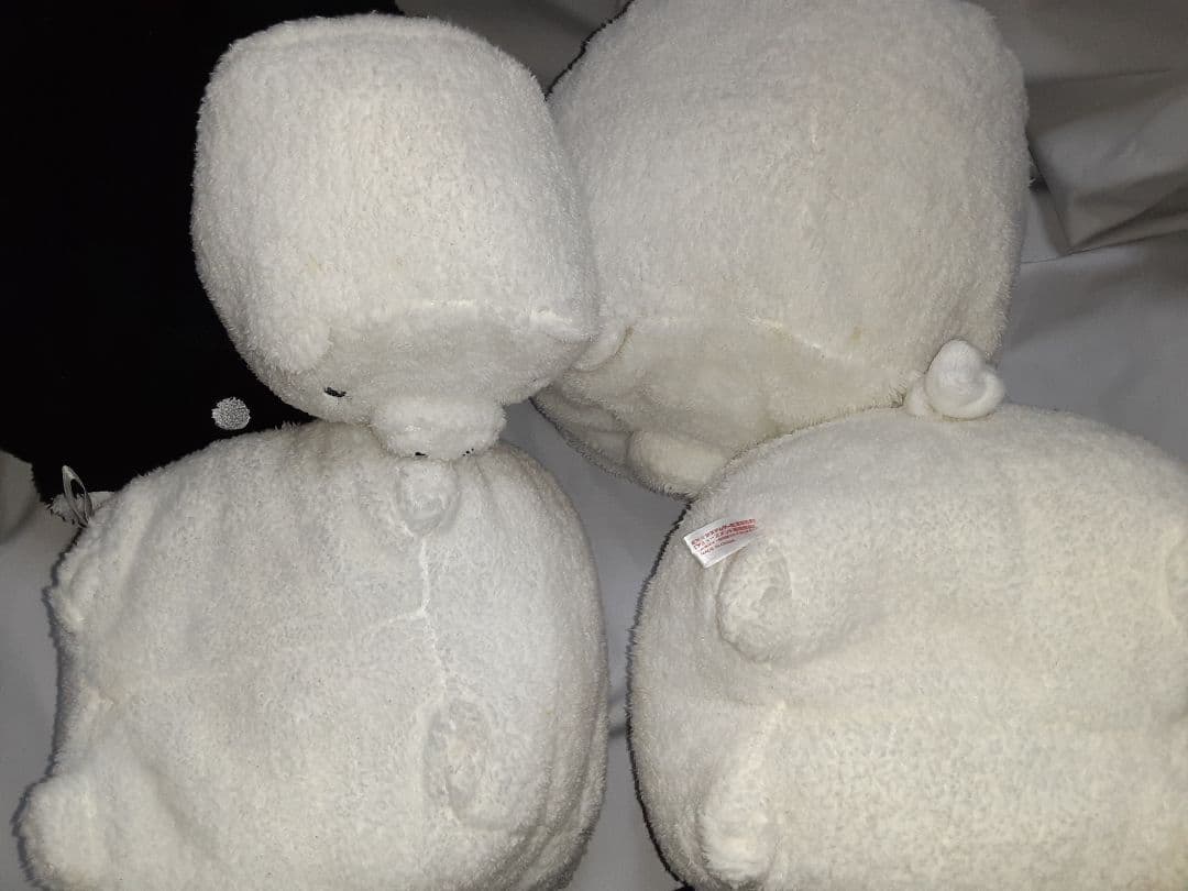 san-x モノクロブー ぬいぐるみセット もこもこ キラキラフリースXLBIG