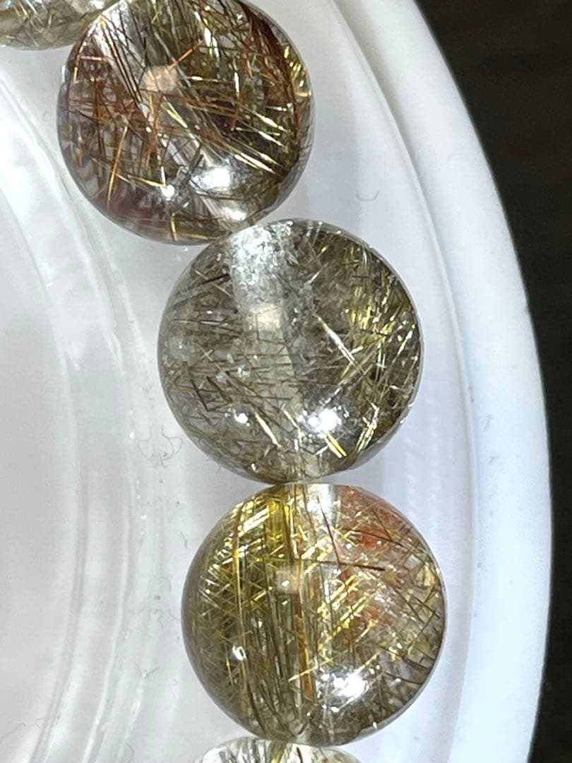 【新入荷高品質】シルバールチルクォーツブレス9㎜（新品未使用）ハイグレード