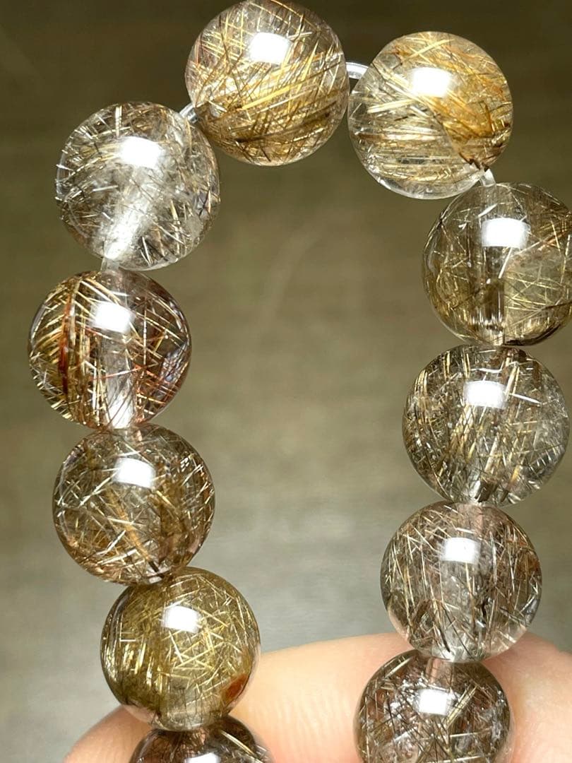 【新入荷高品質】シルバールチルクォーツブレス9㎜（新品未使用）ハイグレード