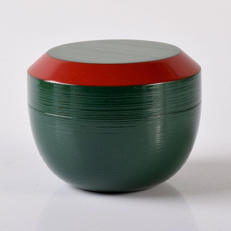 茶道具　山中塗　道場宗廣作　三合棗　共箱　V　7558