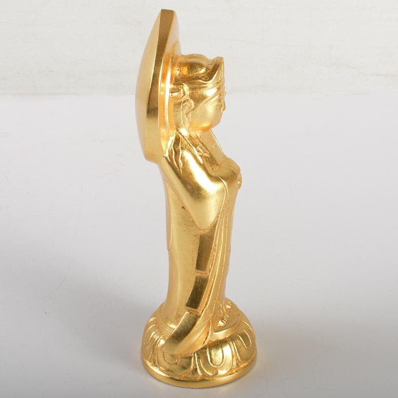 仏教美術　銅鍍金　慈眼院千体観音像　仏像　置物　共箱　C　R6876