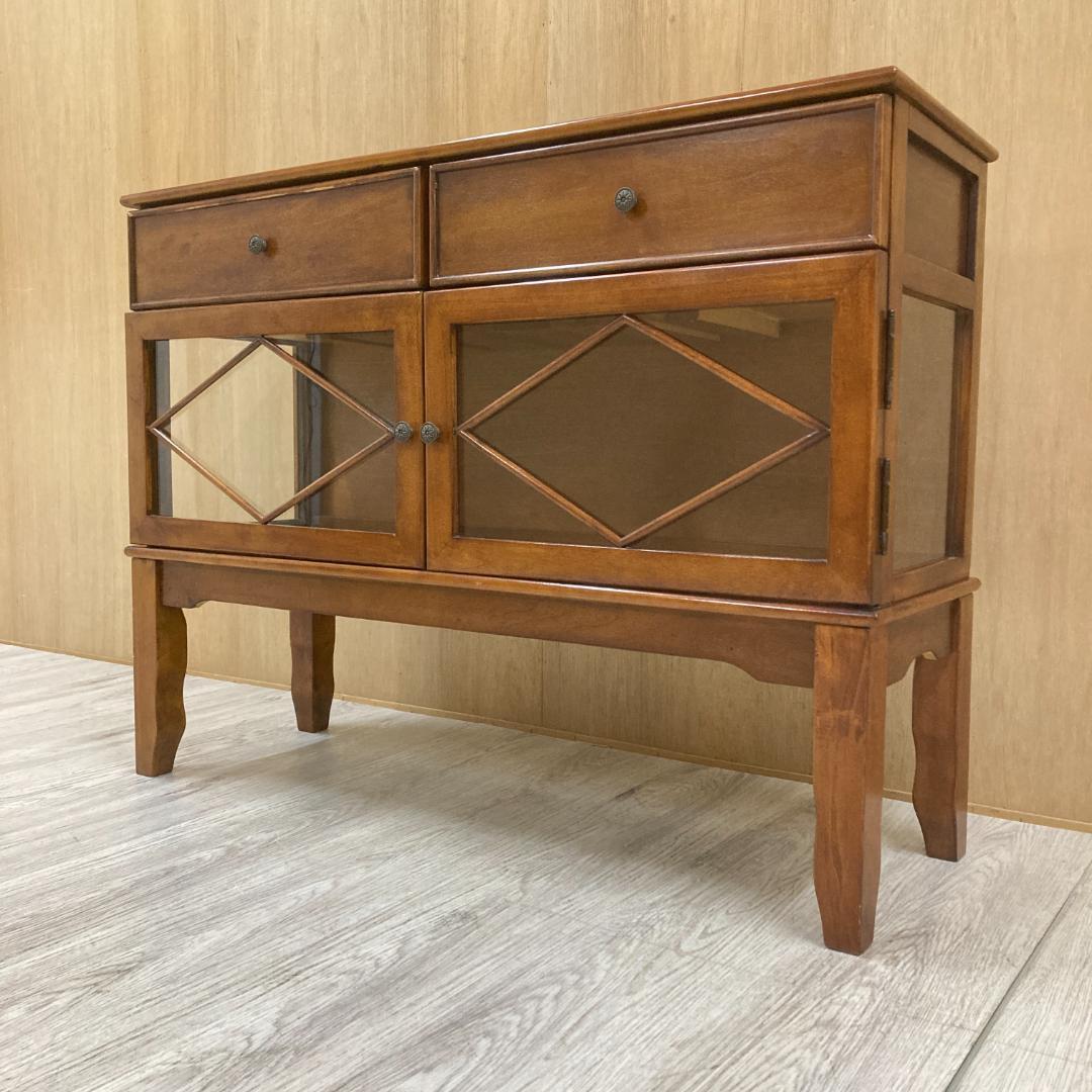 アンティーク調　飾り棚　キャビネット　クラシック