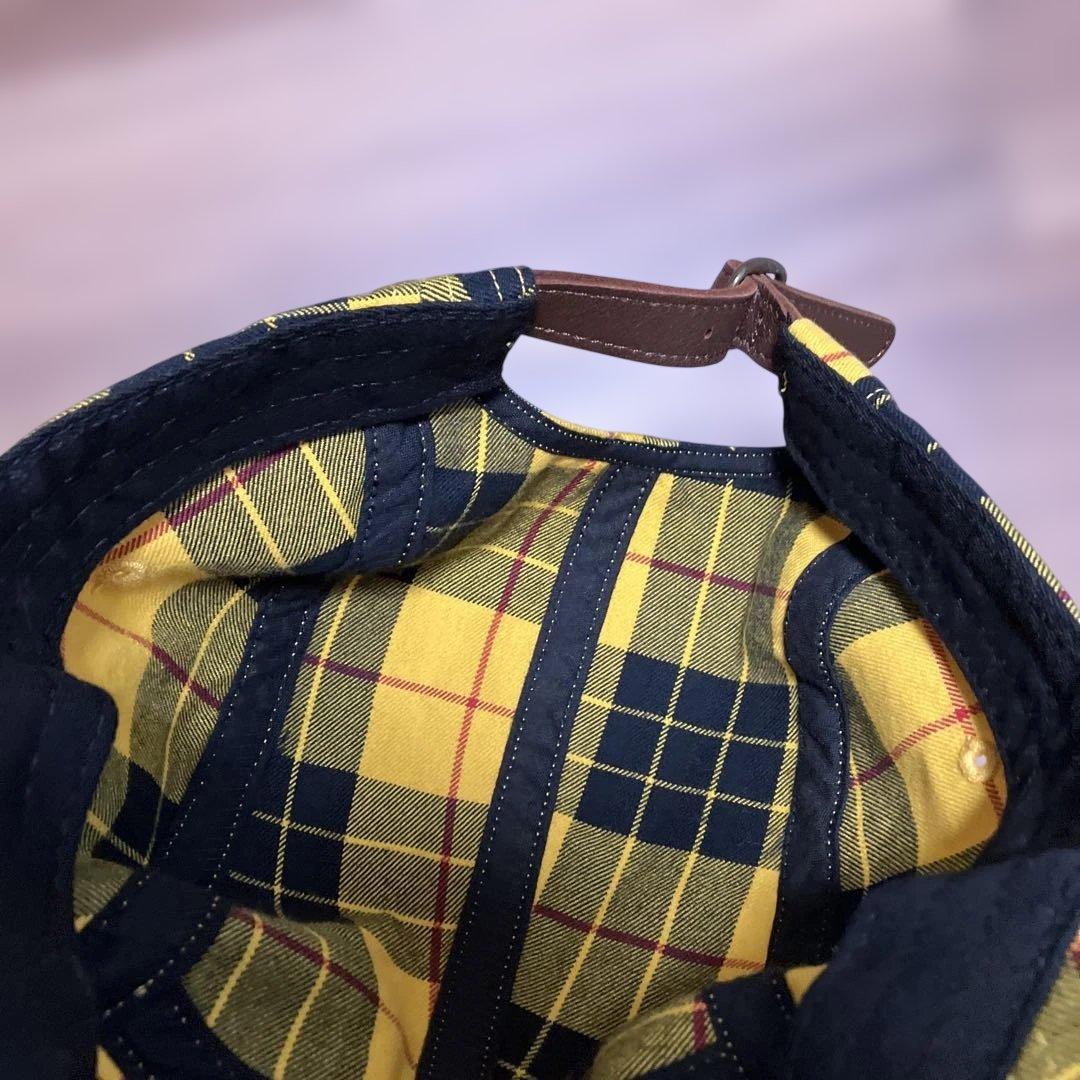 Supreme チェック柄 ワークキャップ　イエロー