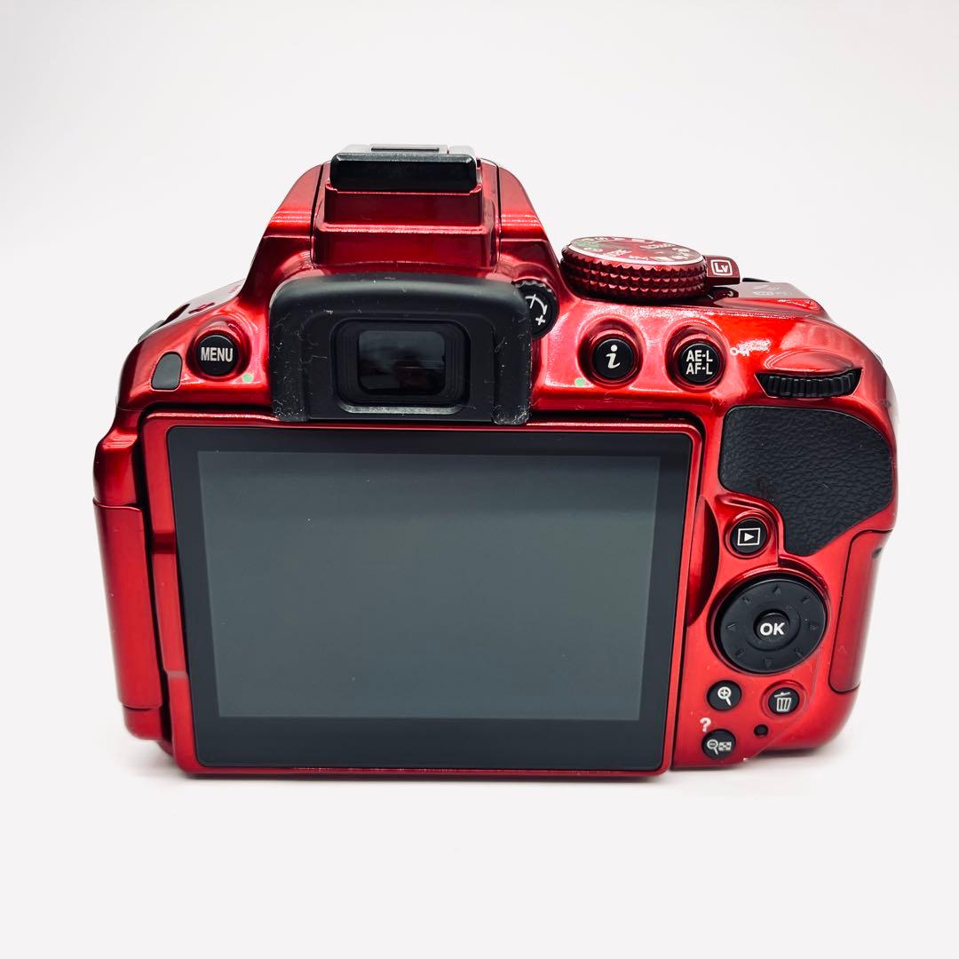 Wi-Fi対応♪ Nikon D5300 望遠ダブルレンズキット　レッド