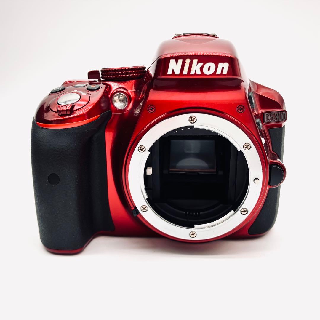 Wi-Fi対応♪ Nikon D5300 望遠ダブルレンズキット　レッド