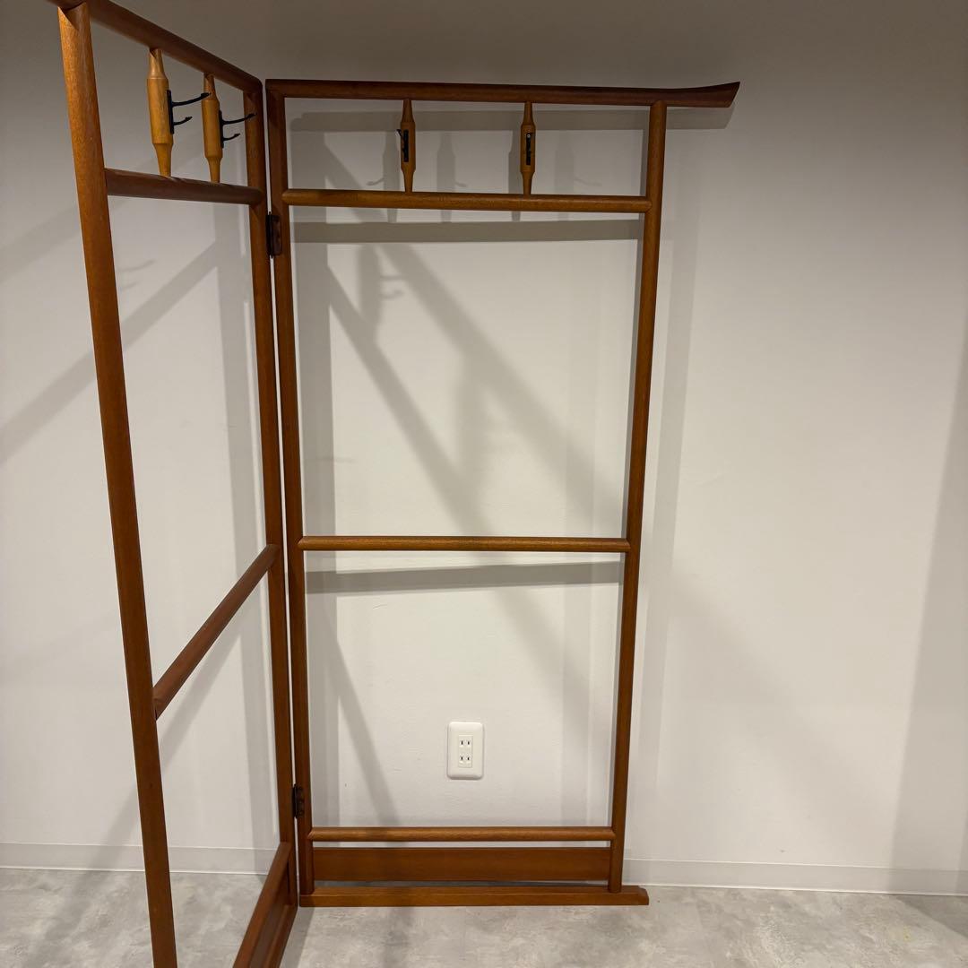 衣桁 着物掛け 衣紋掛け 折り畳み インテリア 昭和レトロ 和家具