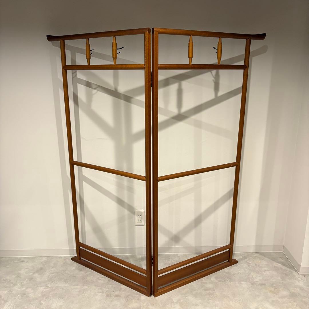 衣桁 着物掛け 衣紋掛け 折り畳み インテリア 昭和レトロ 和家具