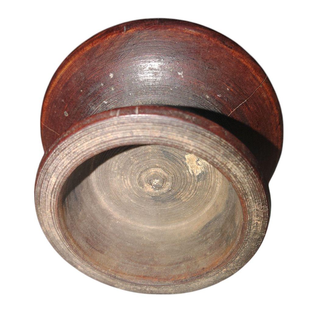 李朝祭器　木製高杯　アンティーク　骨董品