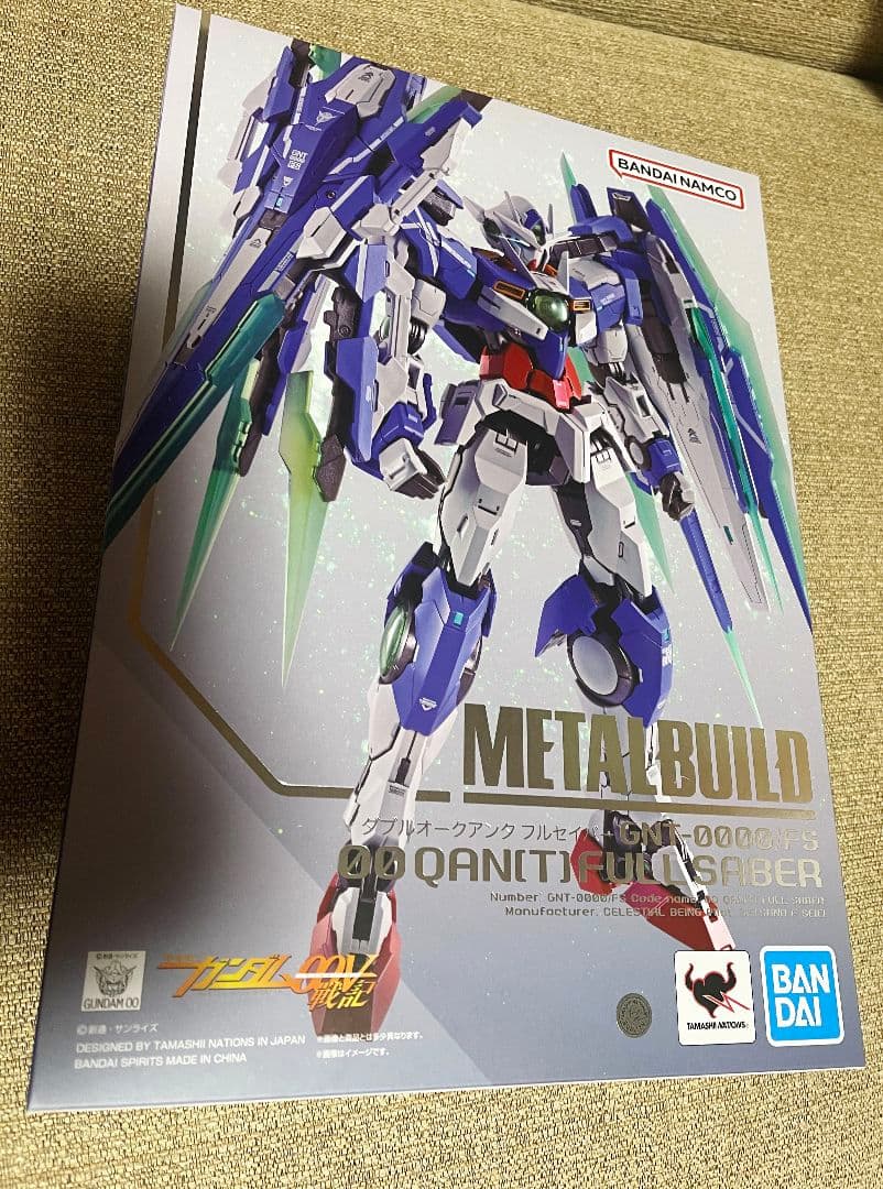 【開封品】ダブルオークアンタフルセイバー　メタルビルド