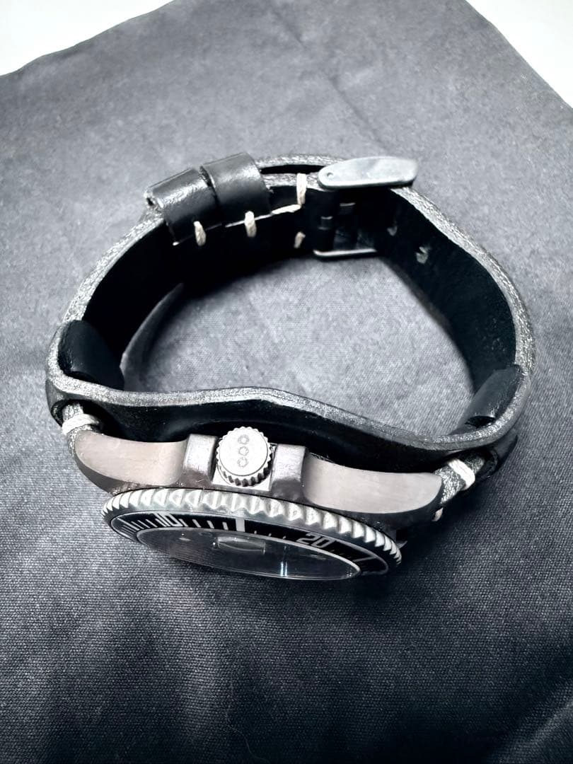 OUT OF ORDER HY 10 ATM 防水 レザーベルト時計