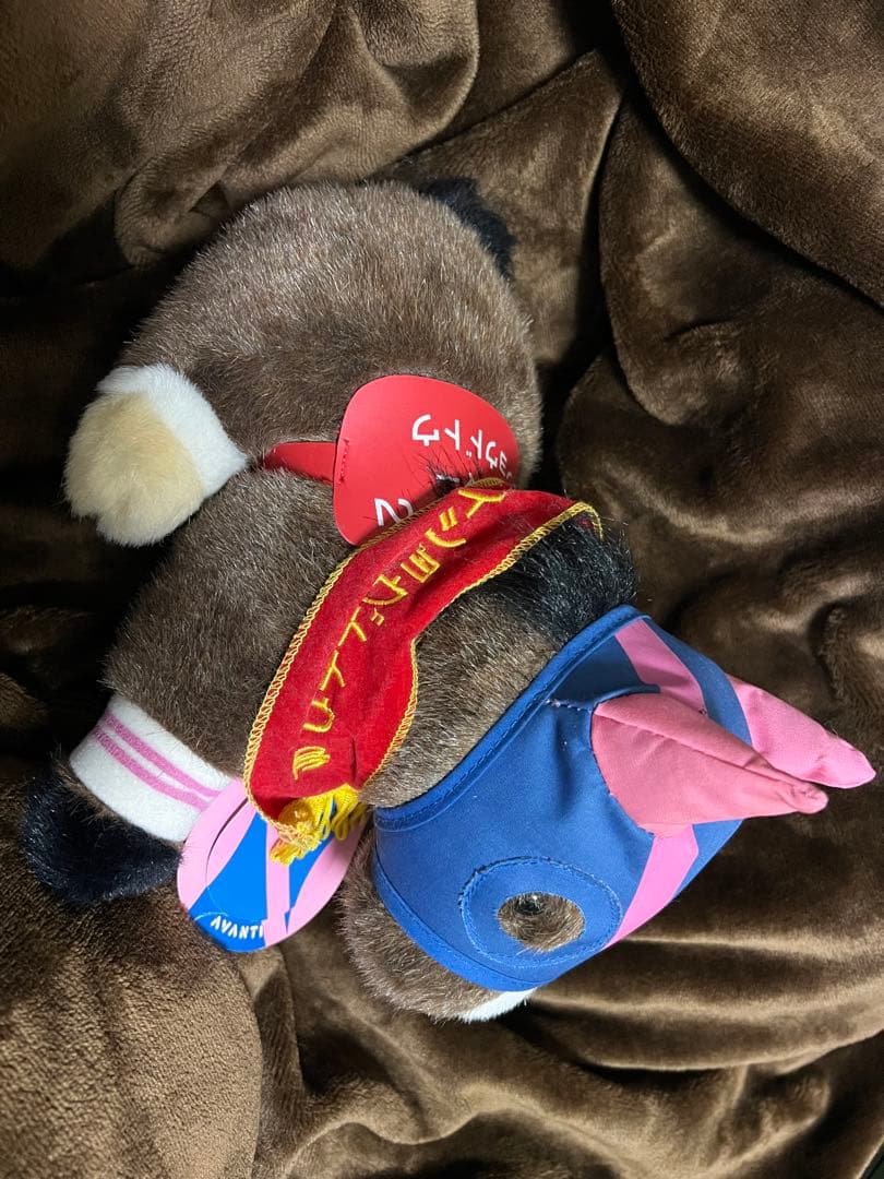 稀少 美品 メイショウドトウ ぬいぐるみ アイドルホースAVANTIオールカマー
