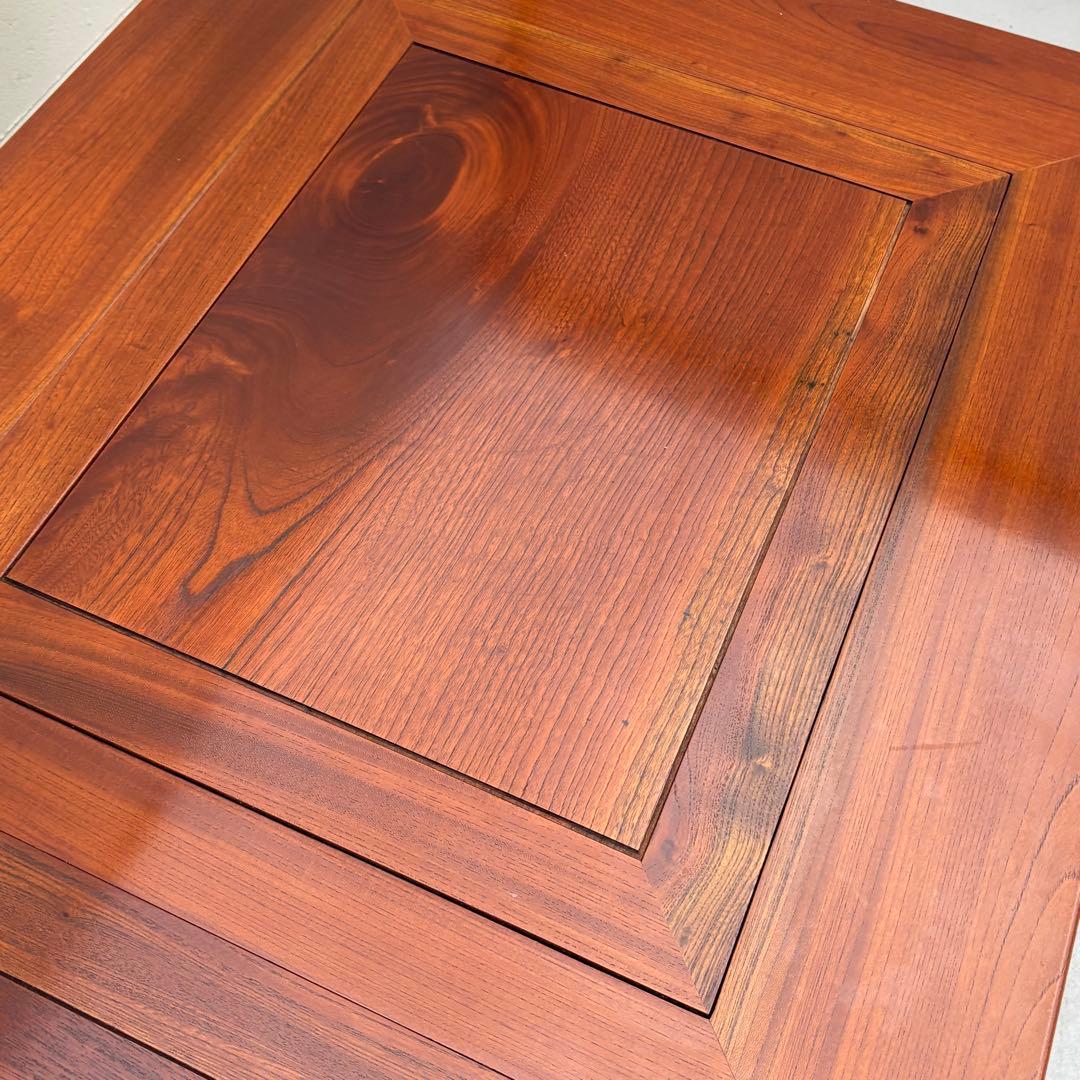 最高級　囲炉裏テーブル　昭和レトロ 火鉢 古民家家具　希少 引き出し 木製　組木