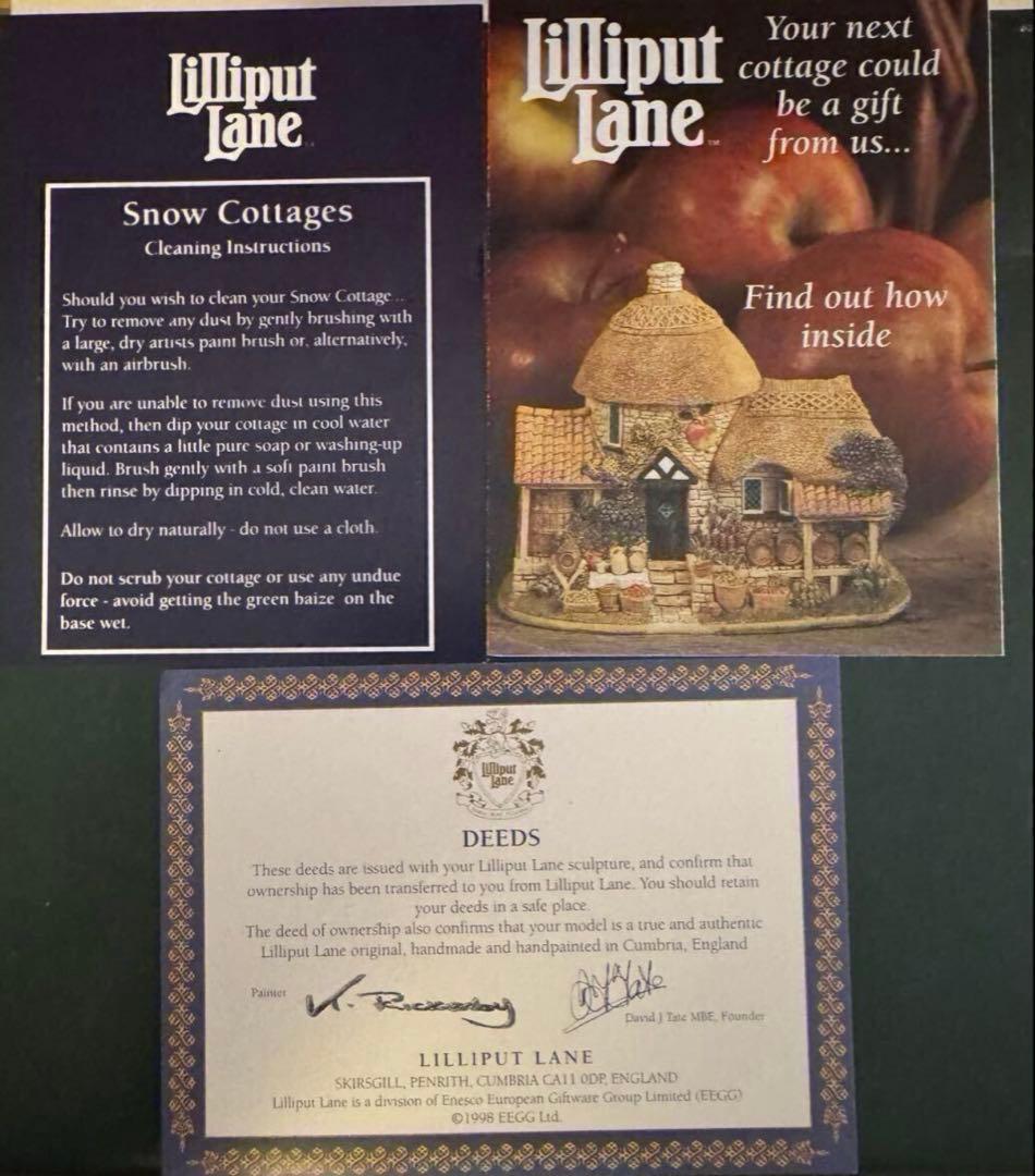 ★ 新品同様★リリパットレーン クリスマスケーキ2001 廃盤 完品