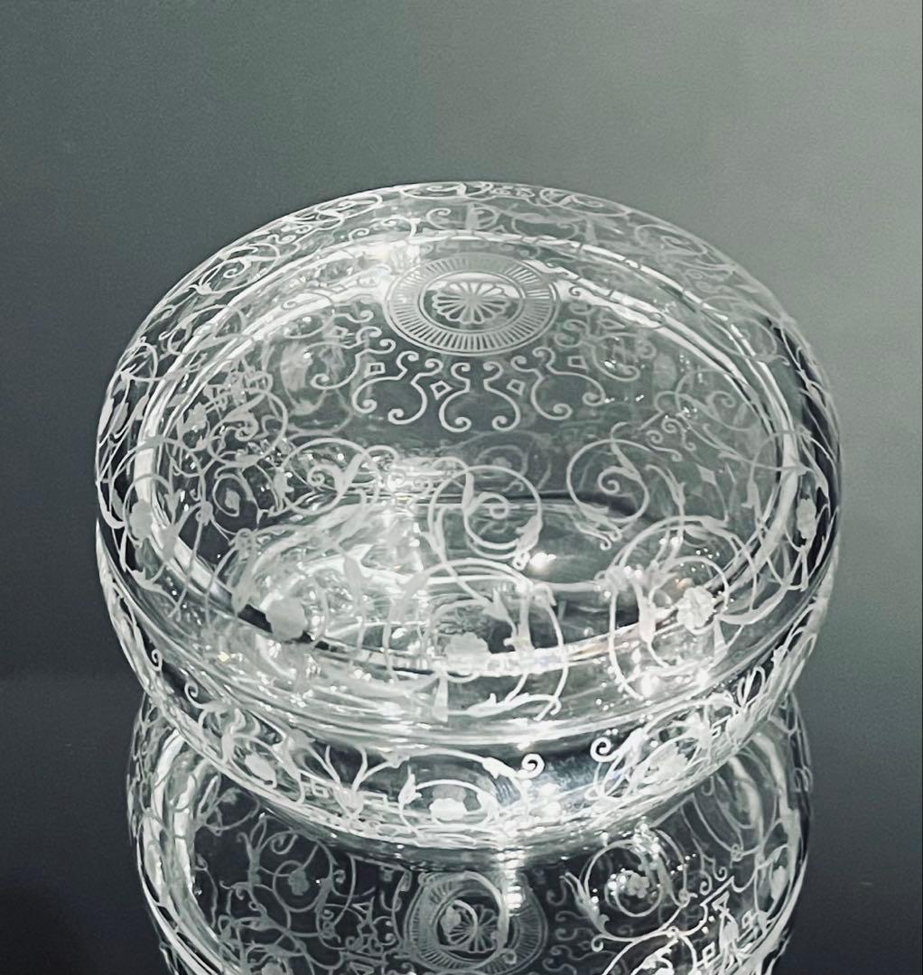 BACCARAT バカラ/ ※美品 ミケランジェロ　蓋物　ボンボニエール