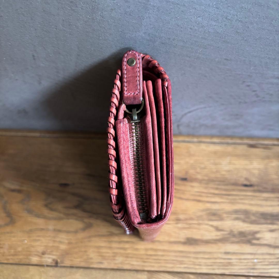 miyu 　ダコタ　dakota 財布　二つ折り　レザー　ゾウ　象　型押し