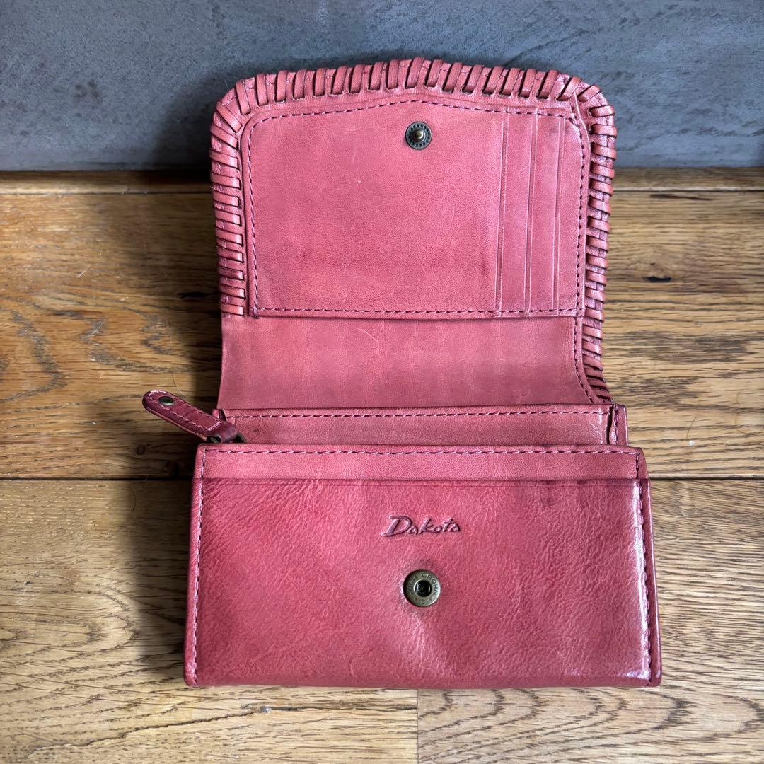 miyu 　ダコタ　dakota 財布　二つ折り　レザー　ゾウ　象　型押し