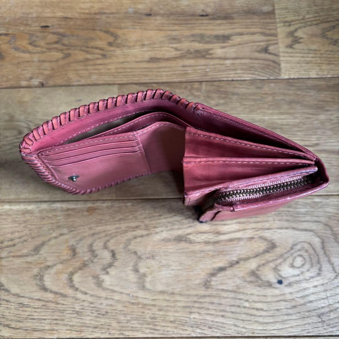 miyu 　ダコタ　dakota 財布　二つ折り　レザー　ゾウ　象　型押し