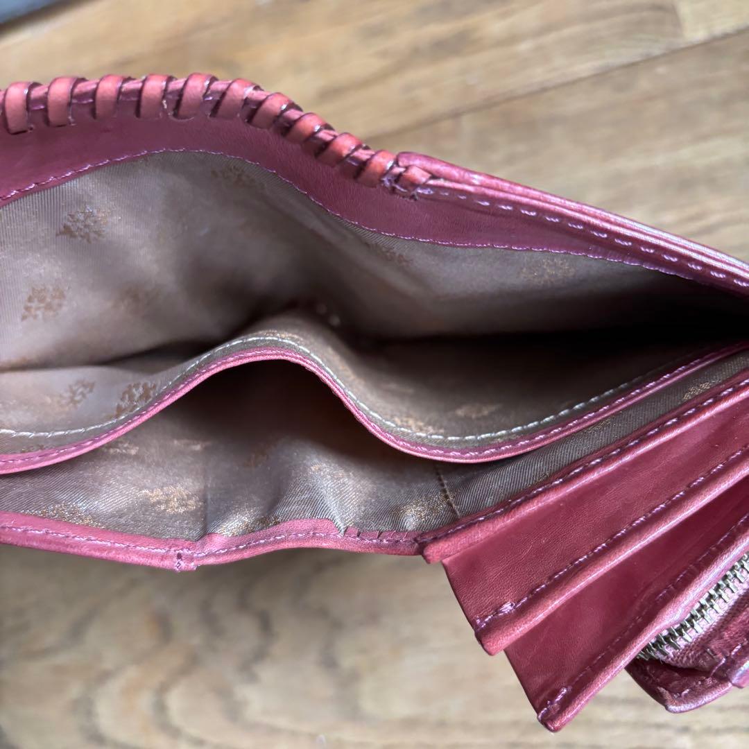 miyu 　ダコタ　dakota 財布　二つ折り　レザー　ゾウ　象　型押し