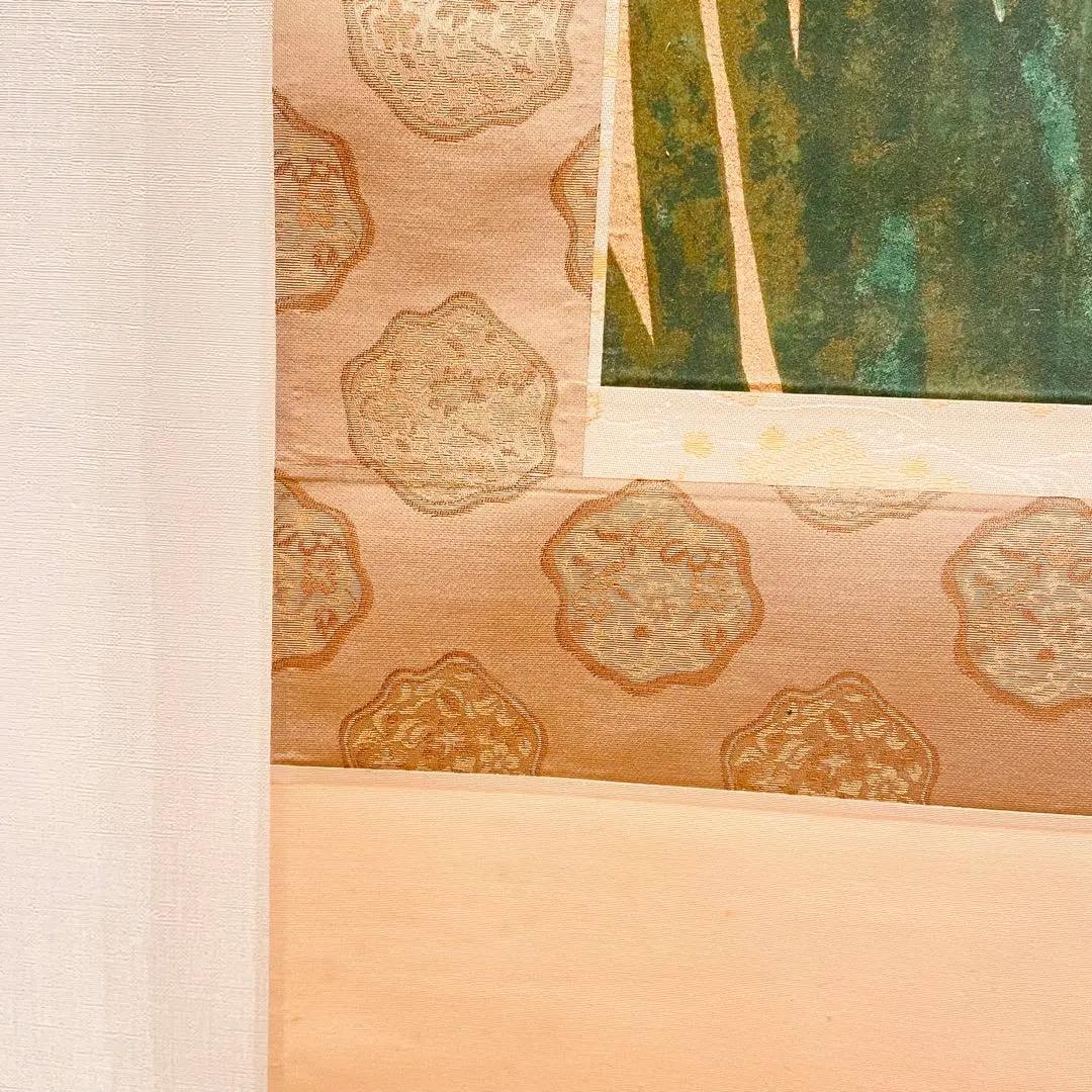 3038 尾形光琳 「カキツバタ」 工芸印刷 絹本 日本画 掛軸 おもてなし