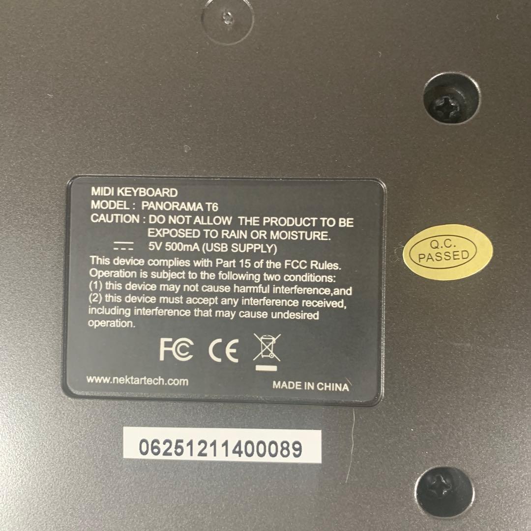 Nektar Panorama T6 61鍵 MIDIキーボード