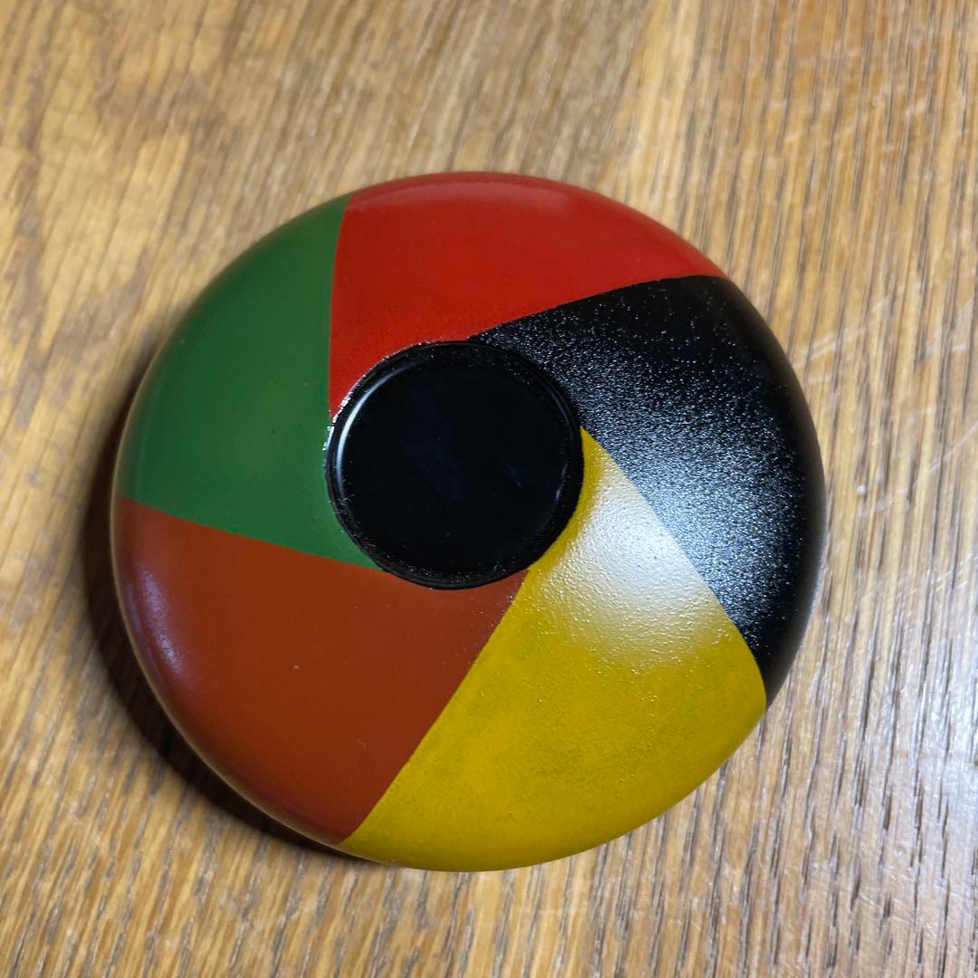 塗師　山下甫斎　独楽香合　共箱