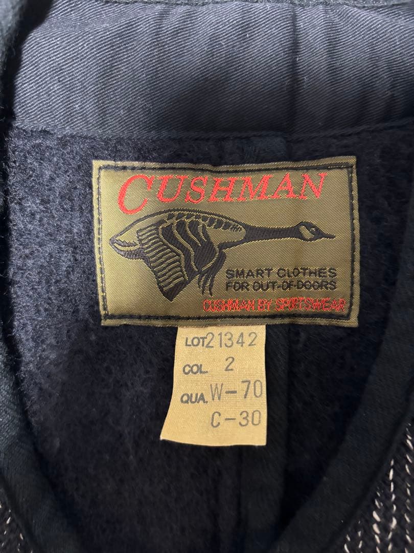 クッシュマン　ビーチクロス ベスト Mサイズ ウール混合ベスト ダークグレー