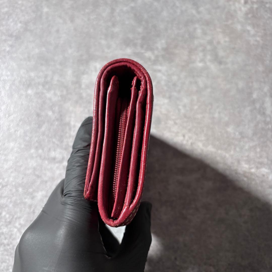 小物 Coach Red Canvas Signature Wallet