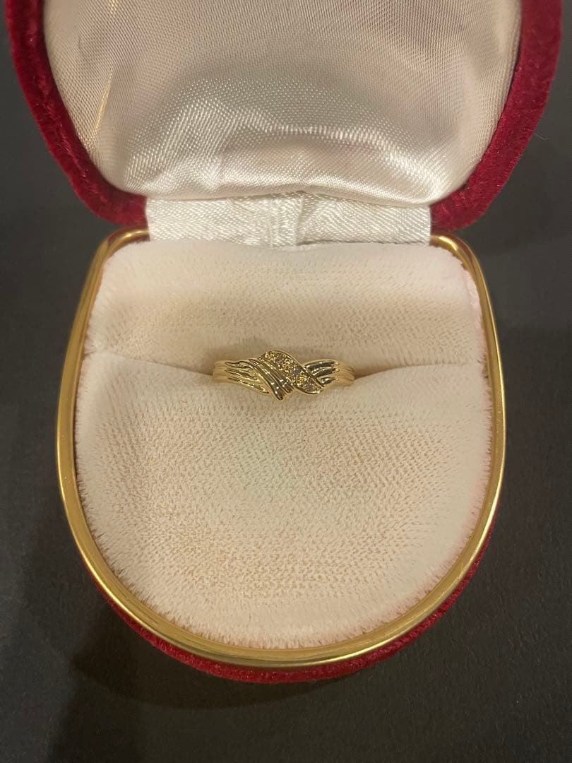 ジュエリーマキ　K18リング　18金指輪　ダイヤモンドリング　18金　k18