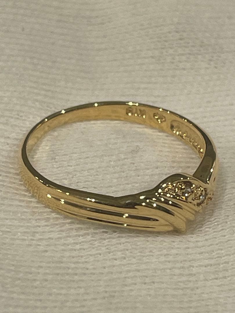 ジュエリーマキ　K18リング　18金指輪　ダイヤモンドリング　18金　k18