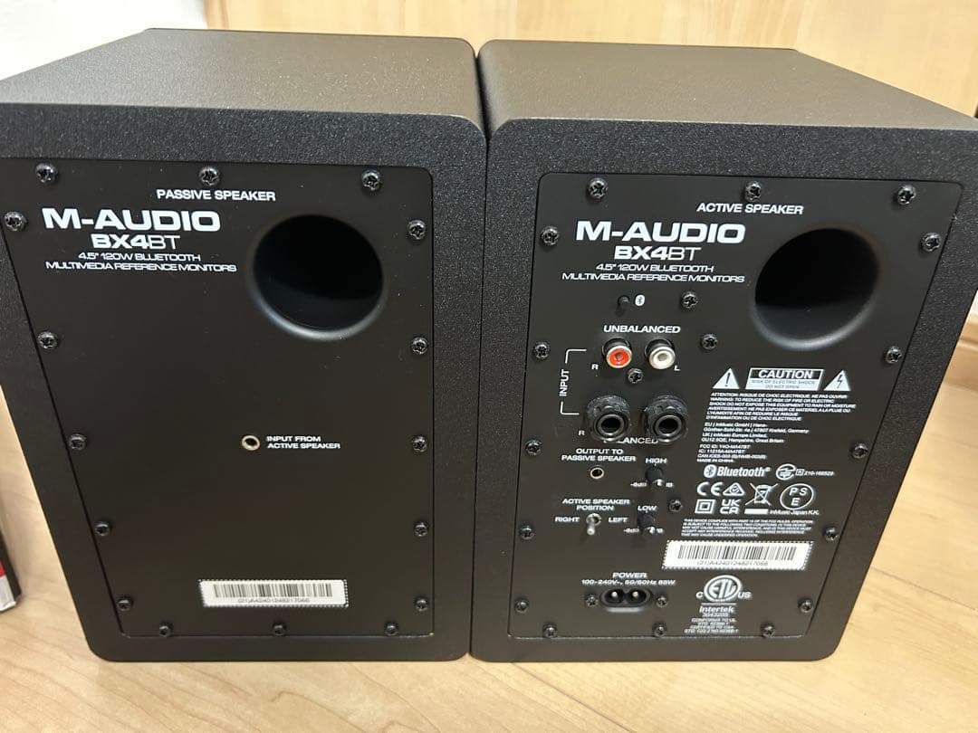 M-AUDIO BX4BT 4.5インチ Bluetooth　モニタースピーカー