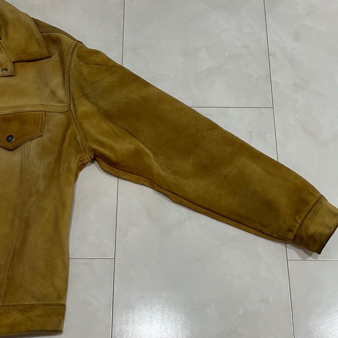 【希少サイズ40】AERO LEATHER スエード トラッカージャケット