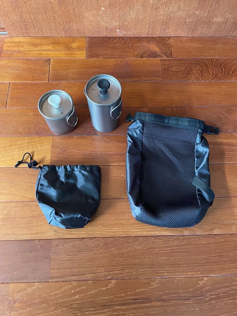 廃盤 希少 スノーピーク　チタンカフェラテセット