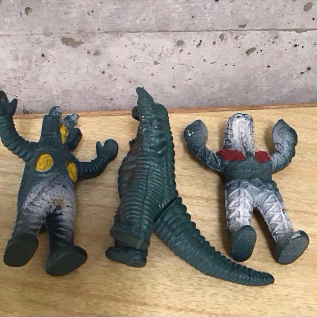 ウルトラ怪獣 ブート パチ怪獣 3体セット 版権無し 当時物