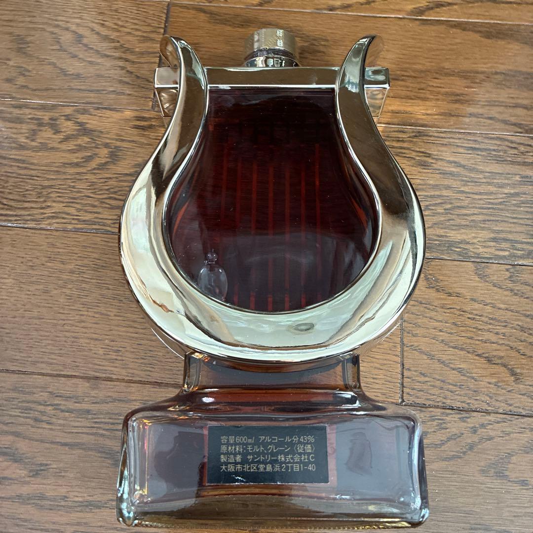 伸*也様 サントリー ウイスキー スペシャル リザーブ 特級 ハープ型 楽器ボト