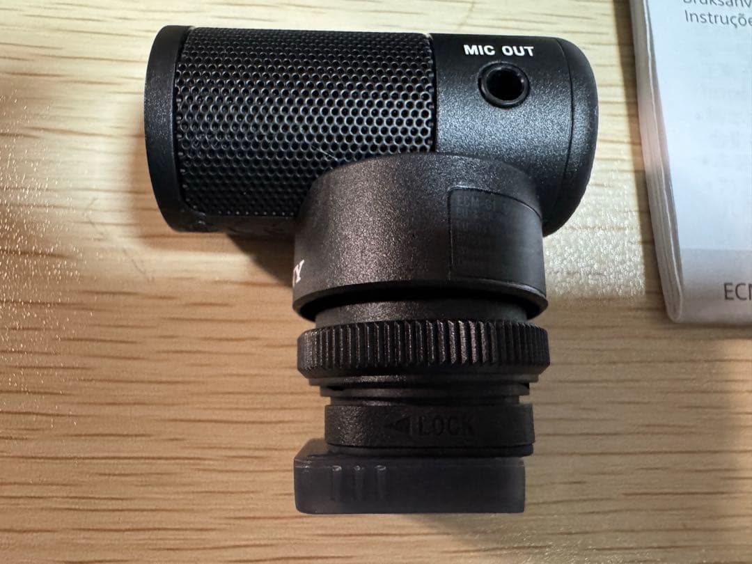 SONY ECM-G1 マイク ウィンドシールド付き