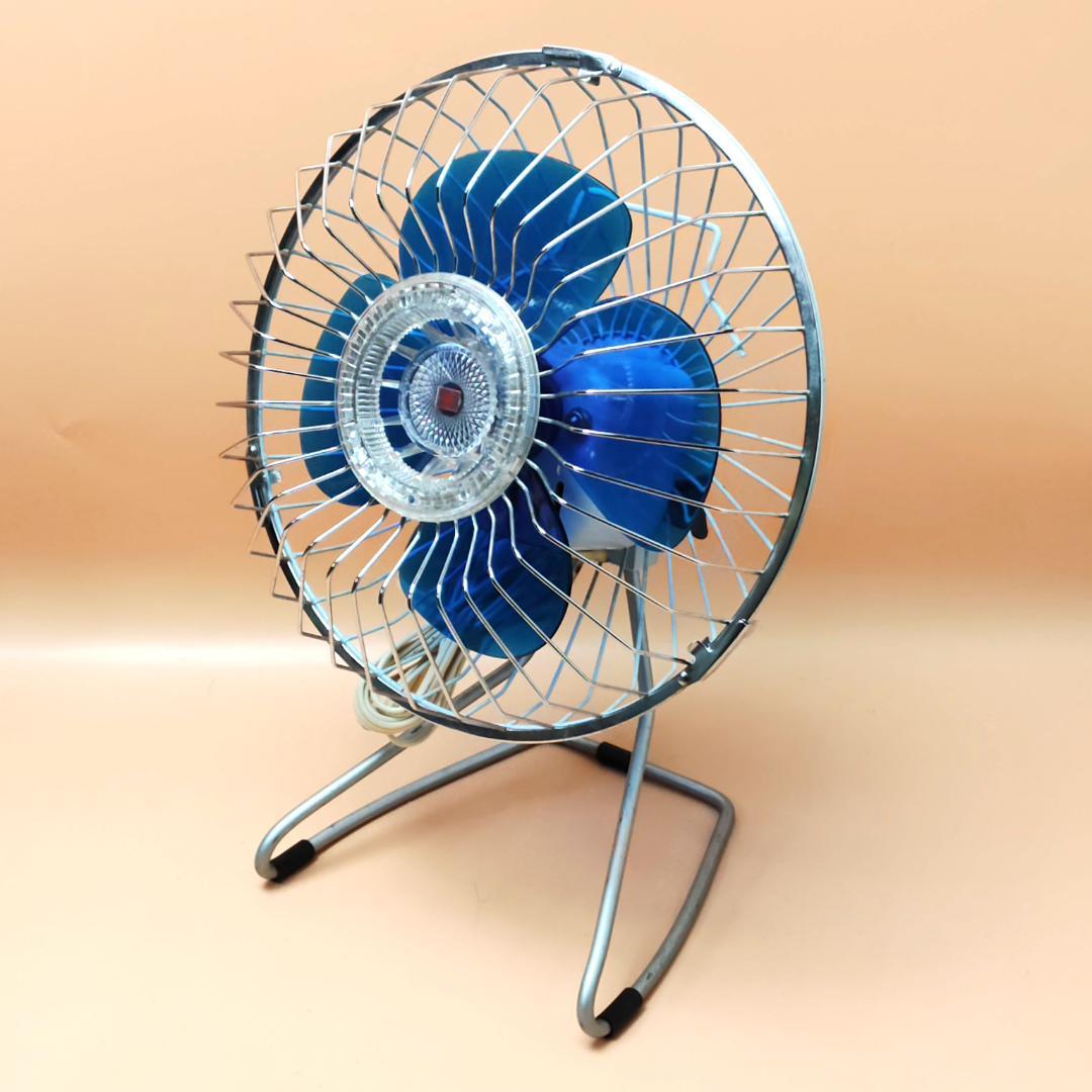 【動作品】ホリエ電機 卓上扇風機 HF-20C そよ風 昭和 レトロ 箱付き